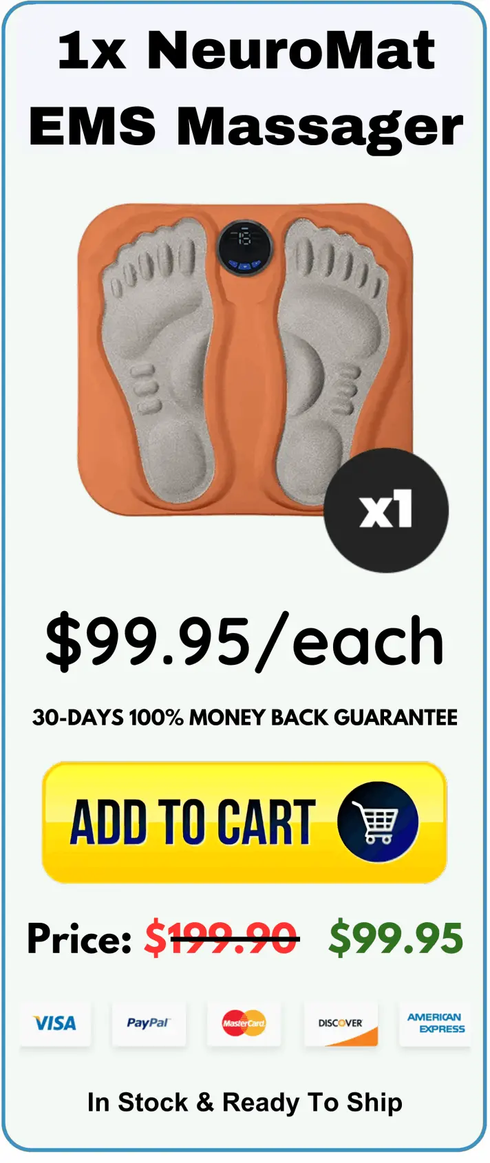 NeuroMat EMS Massager Price